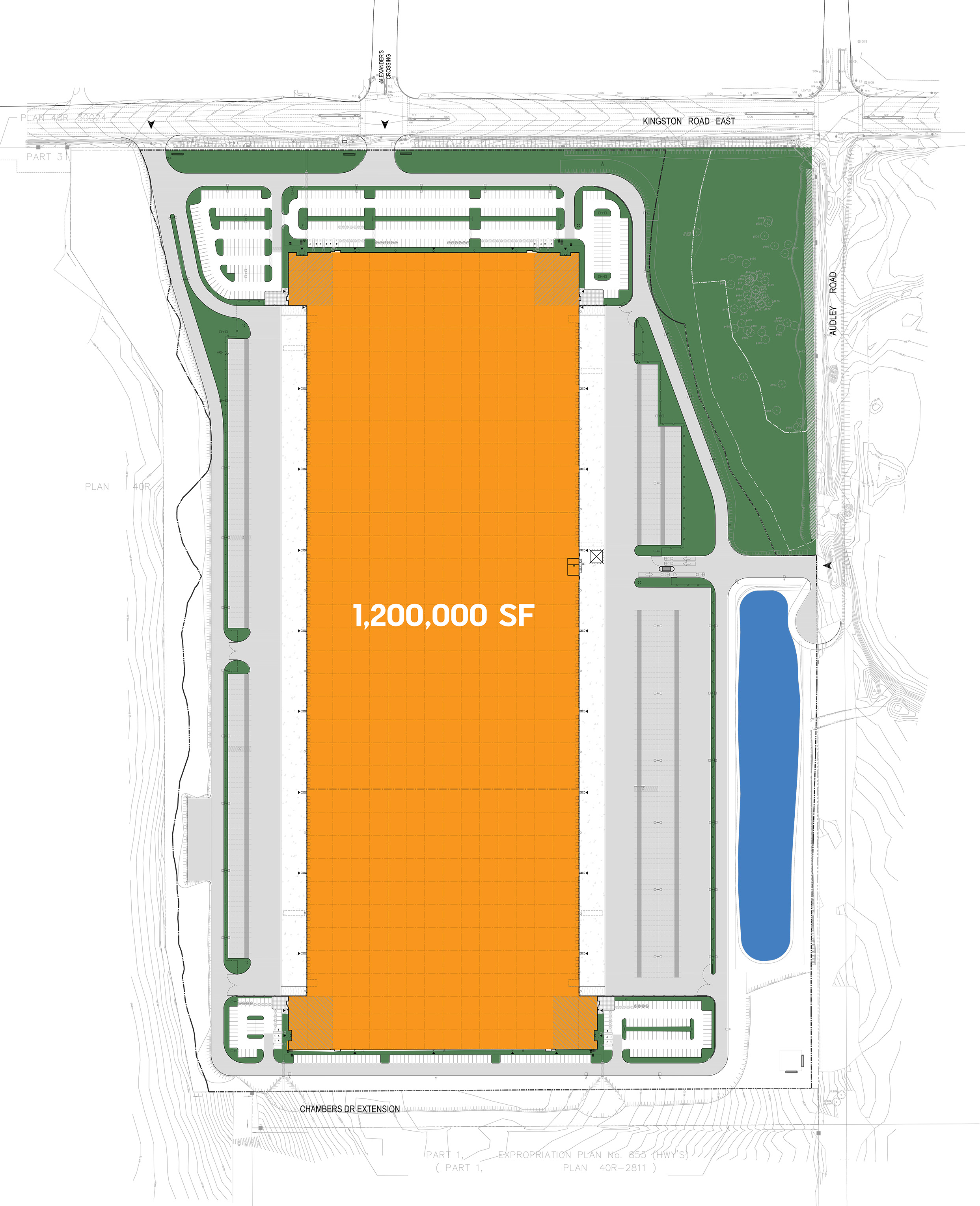 Lakeridege Logistics Site Plan